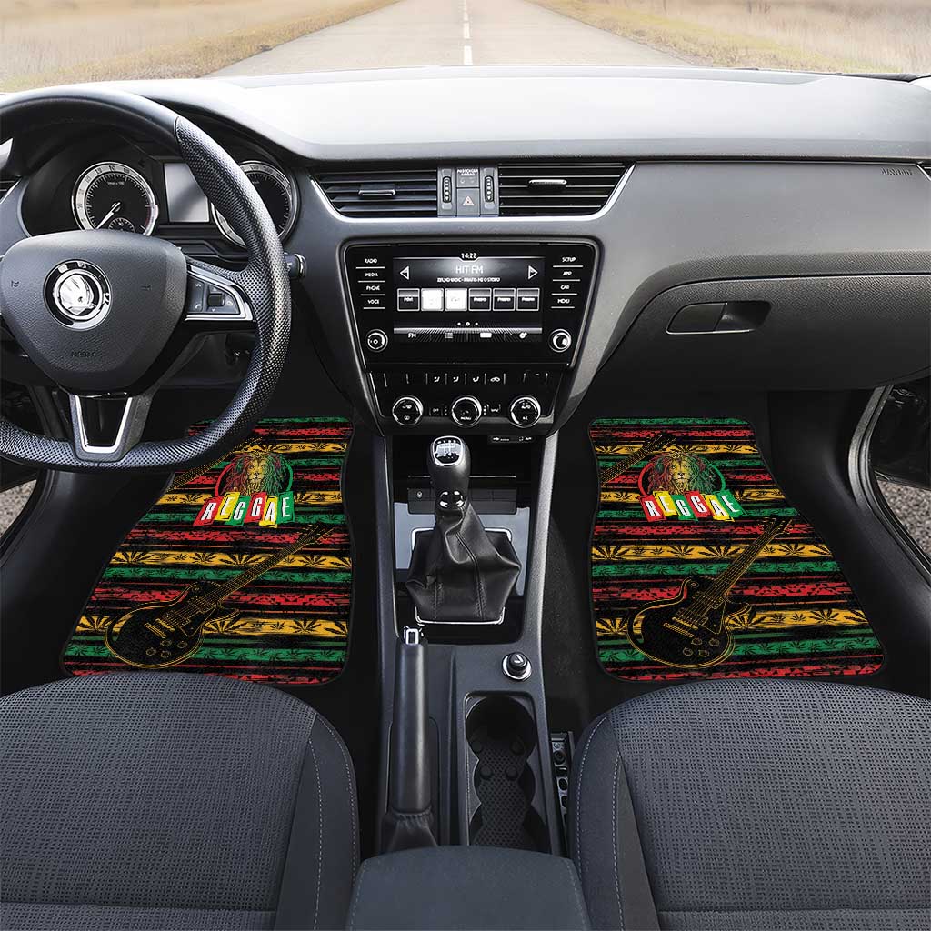 International Reggae Day Car Mats Rastafarian Lion Legend of Reggae - Wonder Print Shop