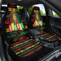 International Reggae Day Car Seat Cover Rastafarian Lion Legend of Reggae - Wonder Print Shop