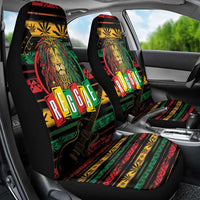 International Reggae Day Car Seat Cover Rastafarian Lion Legend of Reggae - Wonder Print Shop