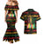 International Reggae Day Couples Matching Mermaid Dress and Hawaiian Shirt Rastafarian Lion Legend of Reggae - Wonder Print Shop