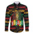 International Reggae Day Family Matching Long Sleeve Bodycon Dress and Hawaiian Shirt Rastafarian Lion Legend of Reggae - Wonder Print Shop