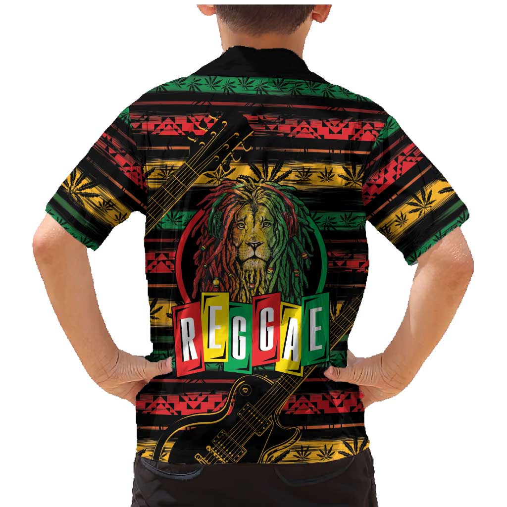 International Reggae Day Family Matching Mermaid Dress and Hawaiian Shirt Rastafarian Lion Legend of Reggae - Wonder Print Shop