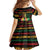 International Reggae Day Family Matching Off The Shoulder Long Sleeve Dress and Hawaiian Shirt Rastafarian Lion Legend of Reggae - Wonder Print Shop