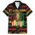 International Reggae Day Family Matching Off The Shoulder Long Sleeve Dress and Hawaiian Shirt Rastafarian Lion Legend of Reggae - Wonder Print Shop