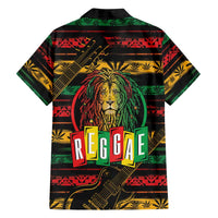 International Reggae Day Family Matching Off Shoulder Maxi Dress and Hawaiian Shirt Rastafarian Lion Legend of Reggae - Wonder Print Shop