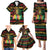International Reggae Day Family Matching Puletasi and Hawaiian Shirt Rastafarian Lion Legend of Reggae - Wonder Print Shop