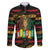 International Reggae Day Family Matching Puletasi and Hawaiian Shirt Rastafarian Lion Legend of Reggae - Wonder Print Shop