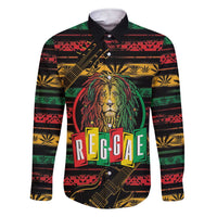 International Reggae Day Family Matching Short Sleeve Bodycon Dress and Hawaiian Shirt Rastafarian Lion Legend of Reggae - Wonder Print Shop