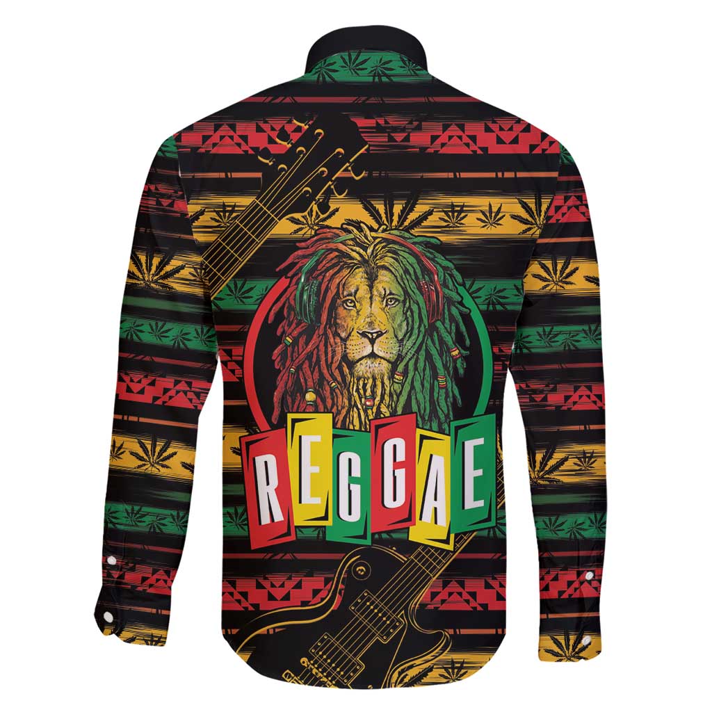 International Reggae Day Family Matching Short Sleeve Bodycon Dress and Hawaiian Shirt Rastafarian Lion Legend of Reggae - Wonder Print Shop