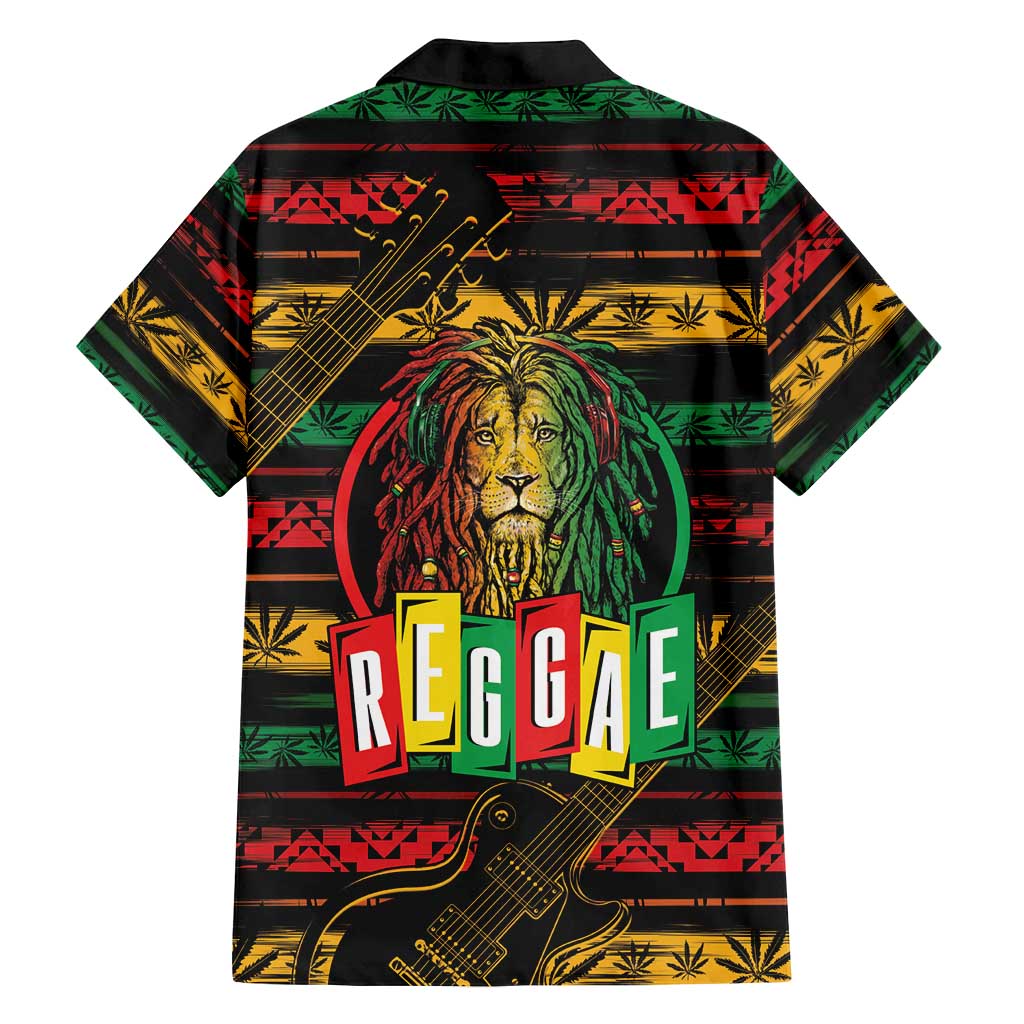 International Reggae Day Family Matching Summer Maxi Dress and Hawaiian Shirt Rastafarian Lion Legend of Reggae - Wonder Print Shop