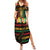 International Reggae Day Family Matching Summer Maxi Dress and Hawaiian Shirt Rastafarian Lion Legend of Reggae - Wonder Print Shop