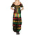 International Reggae Day Family Matching Summer Maxi Dress and Hawaiian Shirt Rastafarian Lion Legend of Reggae - Wonder Print Shop