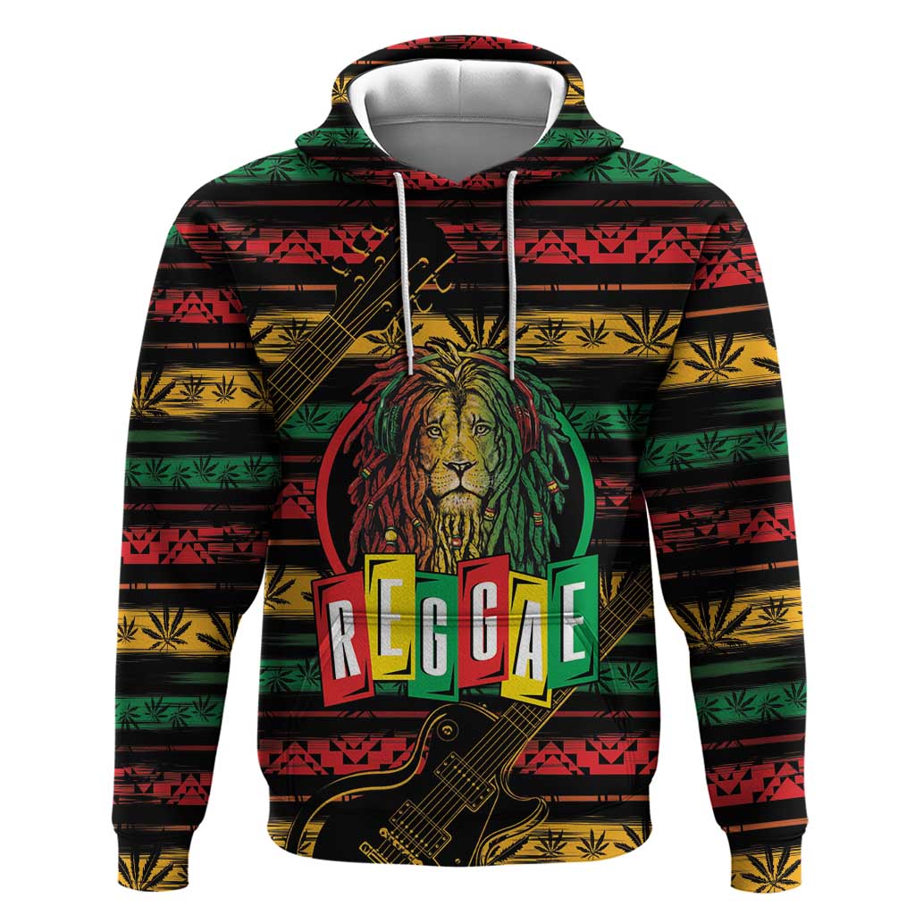 International Reggae Day Hoodie Rastafarian Lion Legend of Reggae - Wonder Print Shop