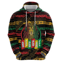 International Reggae Day Hoodie Rastafarian Lion Legend of Reggae - Wonder Print Shop