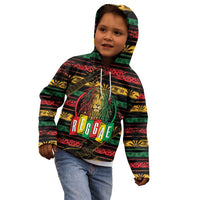International Reggae Day Kid Hoodie Rastafarian Lion Legend of Reggae - Wonder Print Shop
