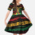 International Reggae Day Kid Short Sleeve Dress Rastafarian Lion Legend of Reggae - Wonder Print Shop