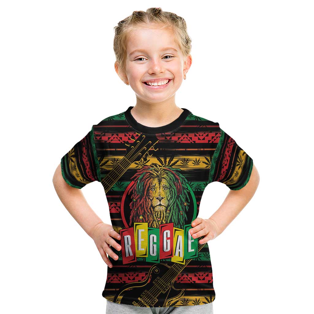 International Reggae Day Kid T Shirt Rastafarian Lion Legend of Reggae - Wonder Print Shop