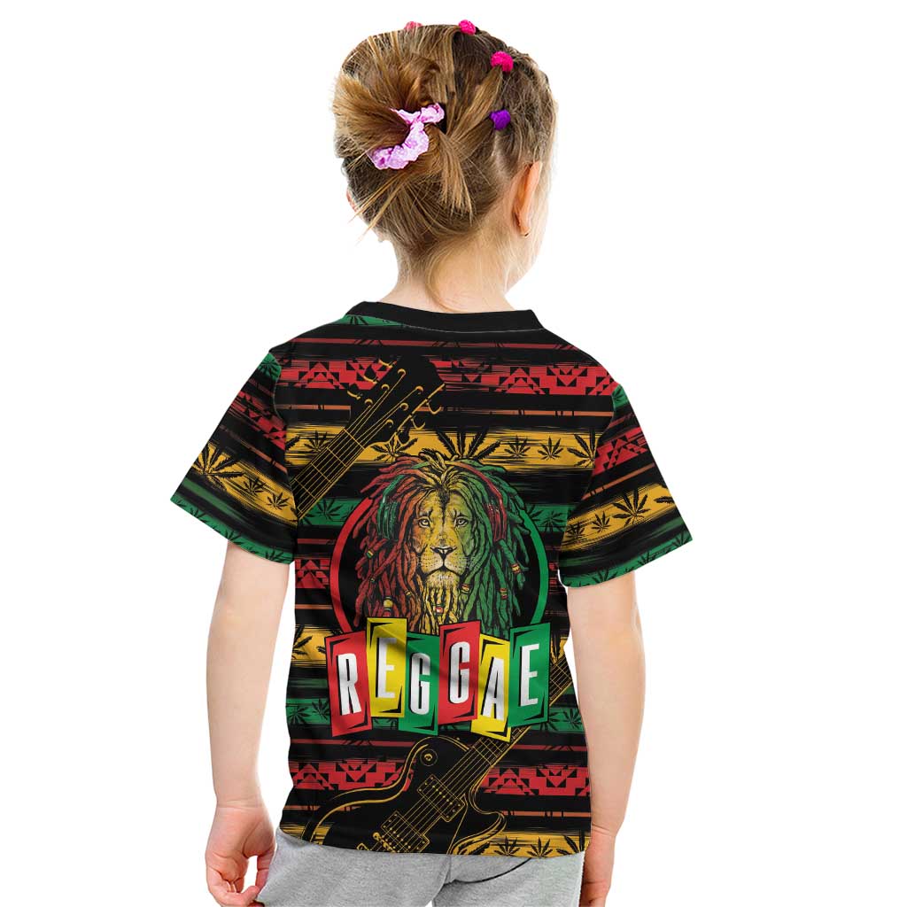 International Reggae Day Kid T Shirt Rastafarian Lion Legend of Reggae - Wonder Print Shop