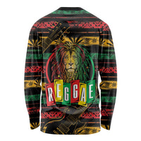 International Reggae Day Long Sleeve Shirt Rastafarian Lion Legend of Reggae - Wonder Print Shop