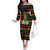 International Reggae Day Off The Shoulder Long Sleeve Dress Rastafarian Lion Legend of Reggae - Wonder Print Shop