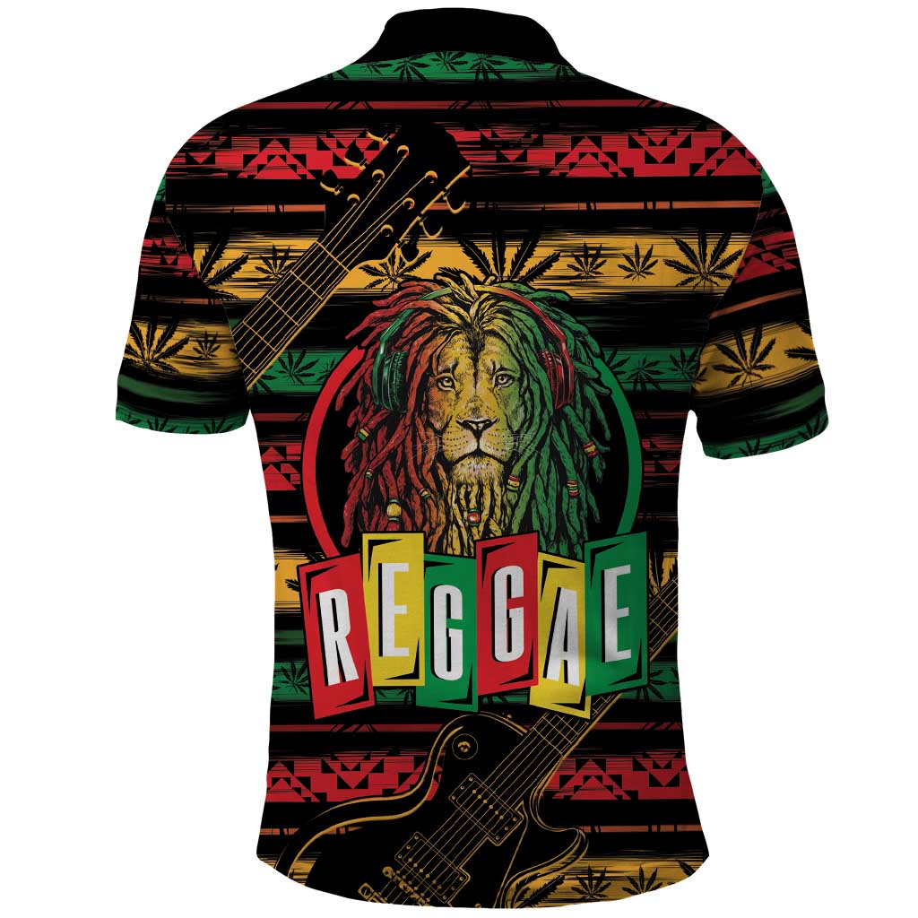 International Reggae Day Polo Shirt Rastafarian Lion Legend of Reggae - Wonder Print Shop