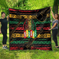 International Reggae Day Quilt Rastafarian Lion Legend of Reggae - Wonder Print Shop