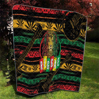 International Reggae Day Quilt Rastafarian Lion Legend of Reggae - Wonder Print Shop