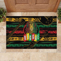 International Reggae Day Rubber Doormat Rastafarian Lion Legend of Reggae - Wonder Print Shop