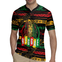 International Reggae Day Rugby Jersey Rastafarian Lion Legend of Reggae - Wonder Print Shop