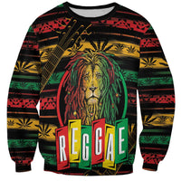 International Reggae Day Sweatshirt Rastafarian Lion Legend of Reggae - Wonder Print Shop