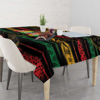 International Reggae Day Tablecloth Rastafarian Lion Legend of Reggae - Wonder Print Shop