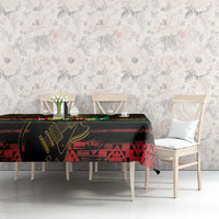 International Reggae Day Tablecloth Rastafarian Lion Legend of Reggae - Wonder Print Shop