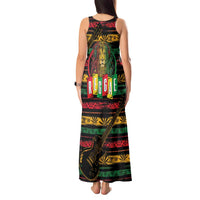 International Reggae Day Tank Maxi Dress Rastafarian Lion Legend of Reggae - Wonder Print Shop