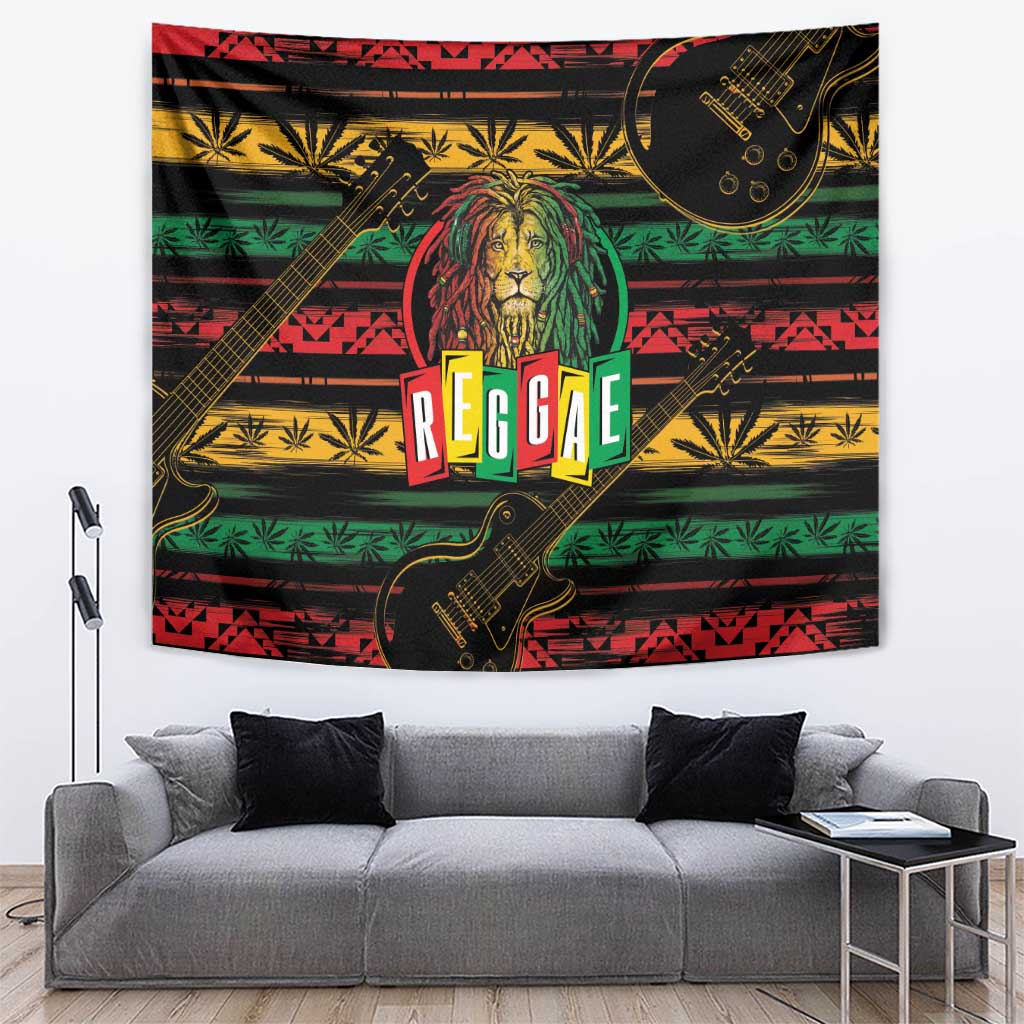 International Reggae Day Tapestry Rastafarian Lion Legend of Reggae - Wonder Print Shop