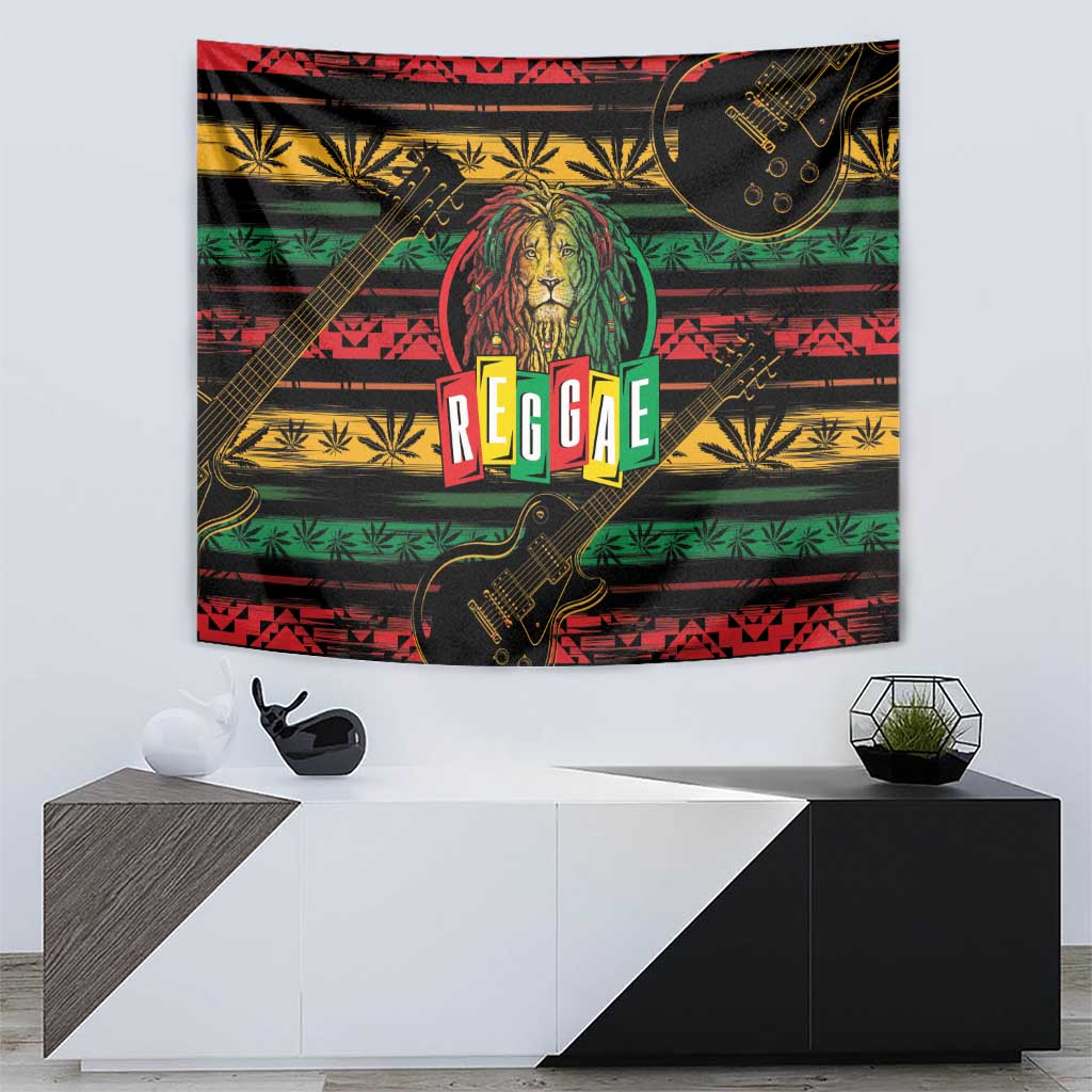 International Reggae Day Tapestry Rastafarian Lion Legend of Reggae - Wonder Print Shop
