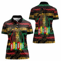 International Reggae Day Women Polo Shirt Rastafarian Lion Legend of Reggae - Wonder Print Shop
