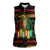 International Reggae Day Women Sleeveless Polo Shirt Rastafarian Lion Legend of Reggae - Wonder Print Shop