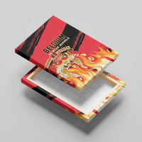 Belgium 2024 Football Canvas Wall Art Go De Rode Duivels - Wonder Print Shop