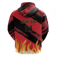 Custom Belgium 2024 Football Hoodie Go De Rode Duivels - Wonder Print Shop