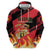 Custom Belgium 2024 Football Hoodie Go De Rode Duivels - Wonder Print Shop