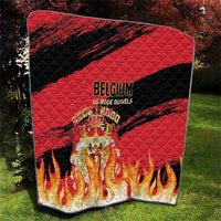 Belgium 2024 Football Quilt Go De Rode Duivels - Wonder Print Shop