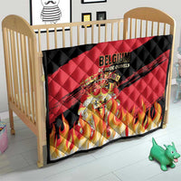 Belgium 2024 Football Quilt Go De Rode Duivels - Wonder Print Shop
