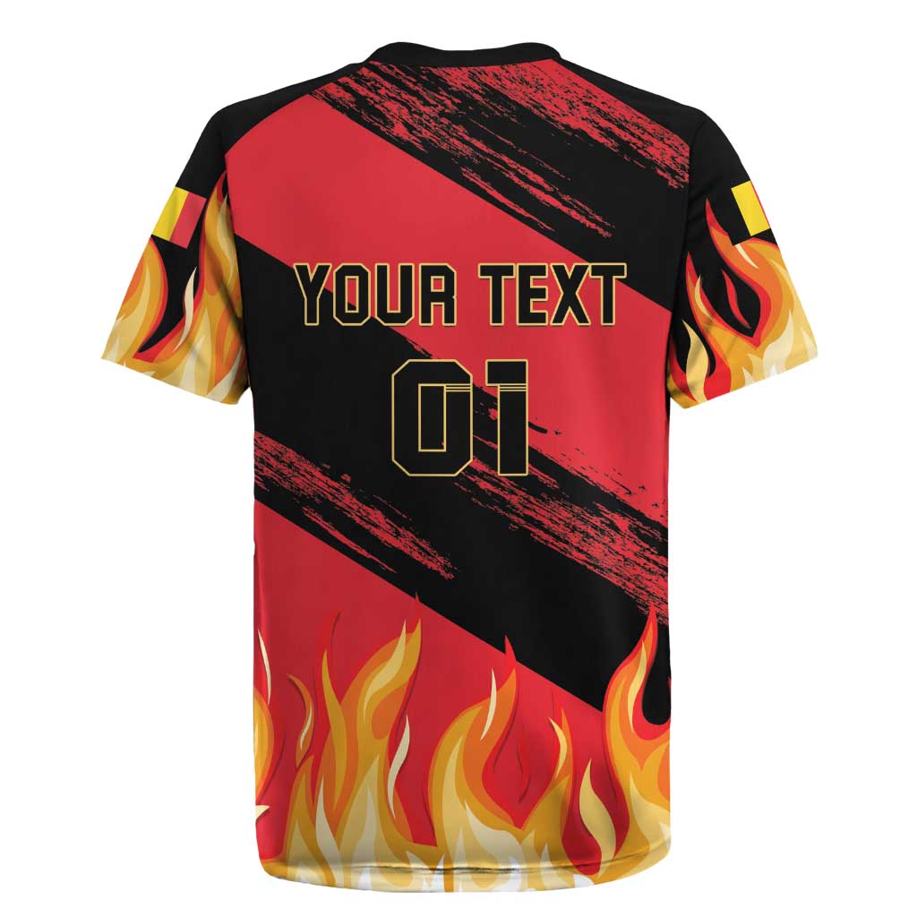 Custom Belgium 2024 Football Rugby Jersey Go De Rode Duivels - Wonder Print Shop
