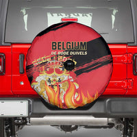 Belgium 2024 Football Spare Tire Cover Go De Rode Duivels - Wonder Print Shop