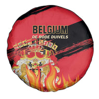 Belgium 2024 Football Spare Tire Cover Go De Rode Duivels - Wonder Print Shop