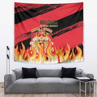 Belgium 2024 Football Tapestry Go De Rode Duivels - Wonder Print Shop