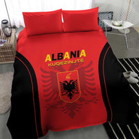 Albania 2024 Football Bedding Set Come On Kuqezinjte - Wonder Print Shop