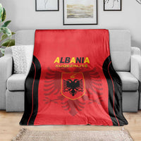 Albania 2024 Football Blanket Come On Kuqezinjte