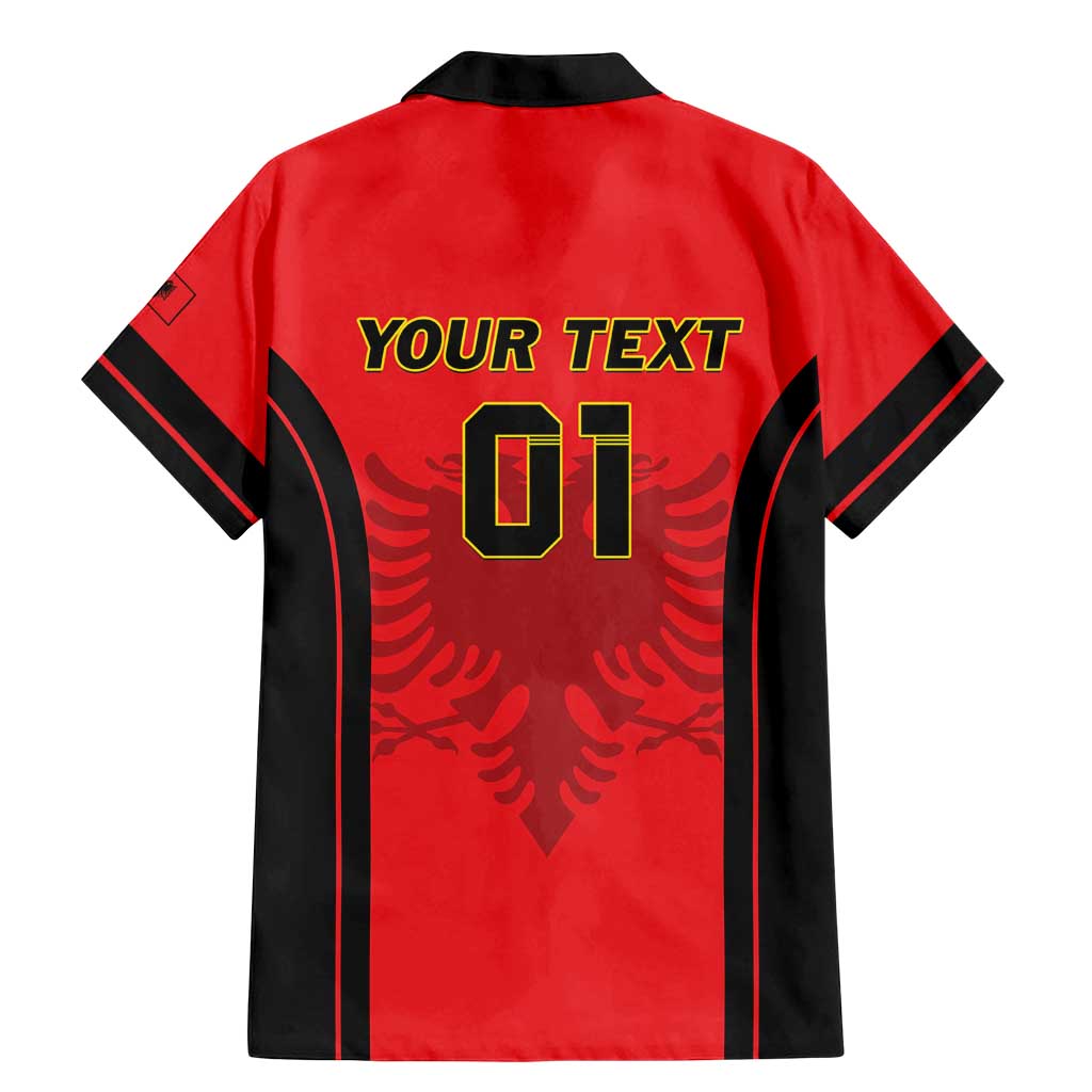 Custom Albania 2024 Football Family Matching Mermaid Dress and Hawaiian Shirt Come On Kuqezinjte - Wonder Print Shop