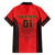 Custom Albania 2024 Football Family Matching Puletasi and Hawaiian Shirt Come On Kuqezinjte - Wonder Print Shop